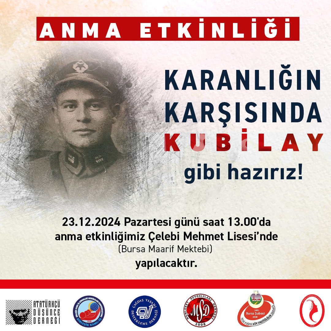 KARANLIĞIN KARŞISINDA KUBİLAY GİBİ HAZIRIZ