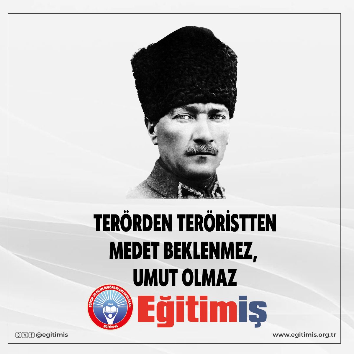 Terörden Teroristten Medet Beklenmez, Umut Olmaz