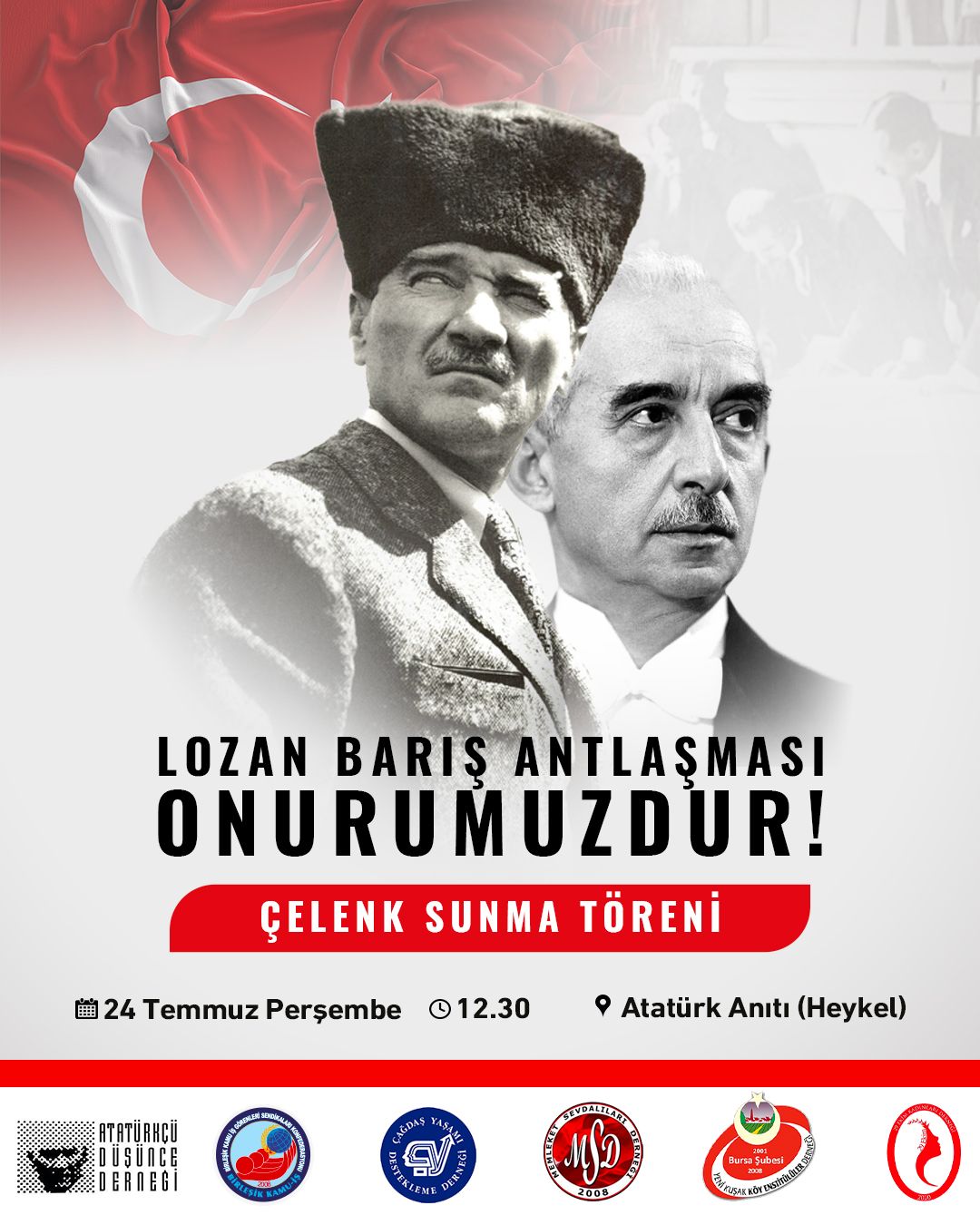 Lozan Barıs Antlasması Onurumuzdur !