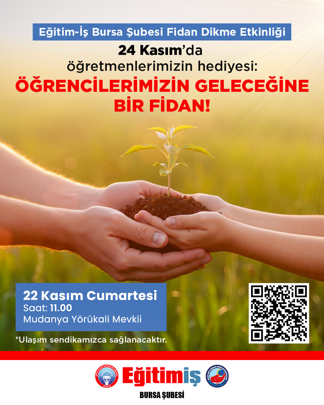 Ogretmenler gününe bir fidan 