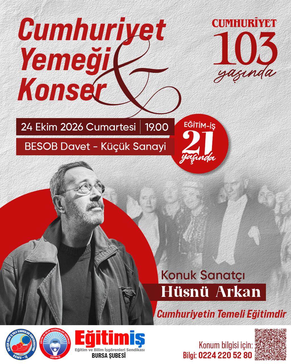 Cumhuriyet Yemeği ve Konser