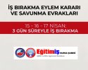 İş Bırakma Eylem Kararı