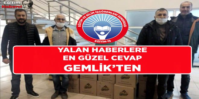 YALAN HABERLERE EN GÜZEL CEVAP GEMLİK’TEN