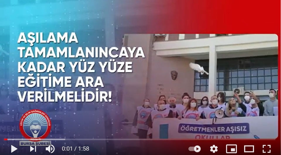 Öğretmenler Aşısız Okullar Öğretmensiz Kaldı